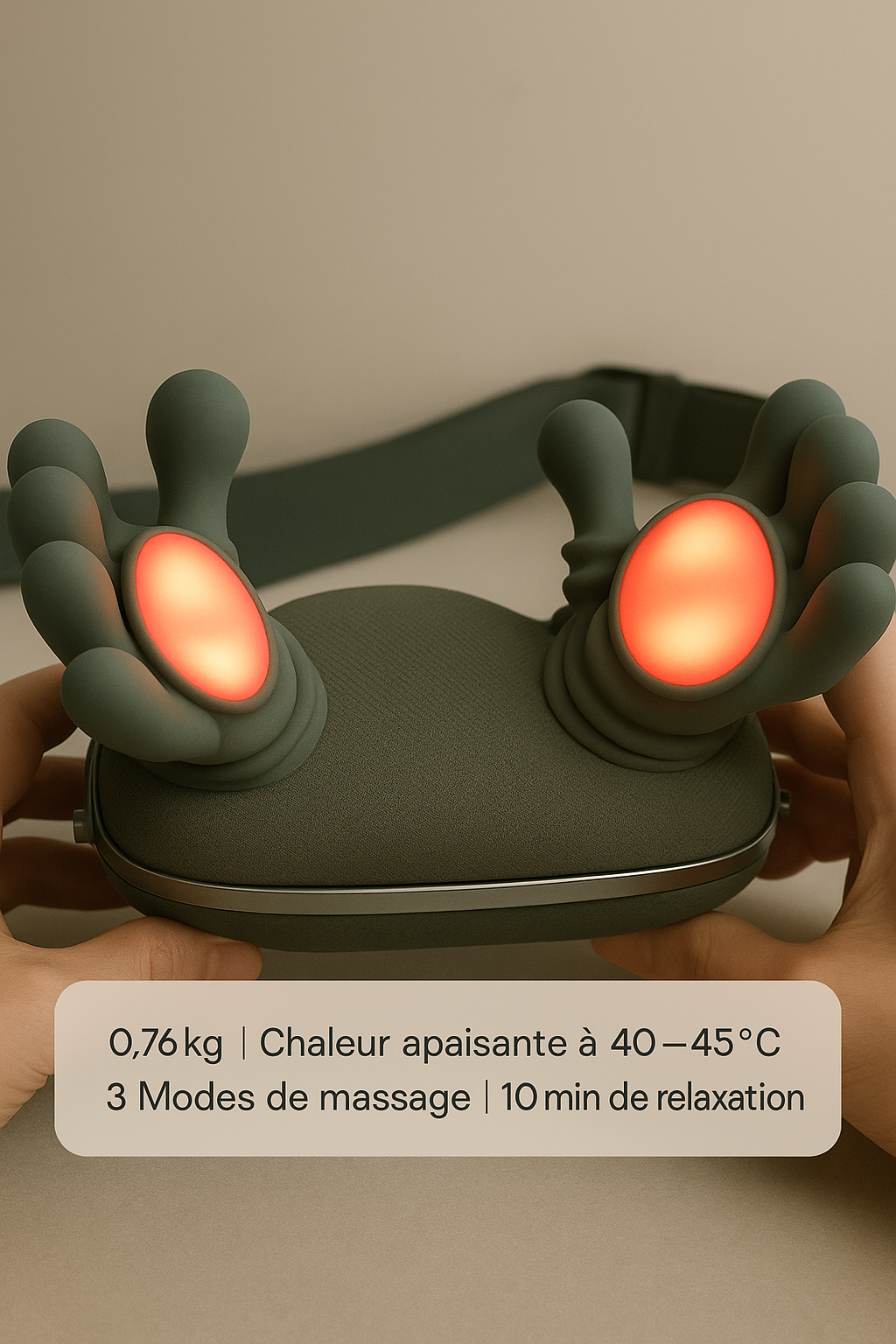 Masseur Cervical Chauffant 4D